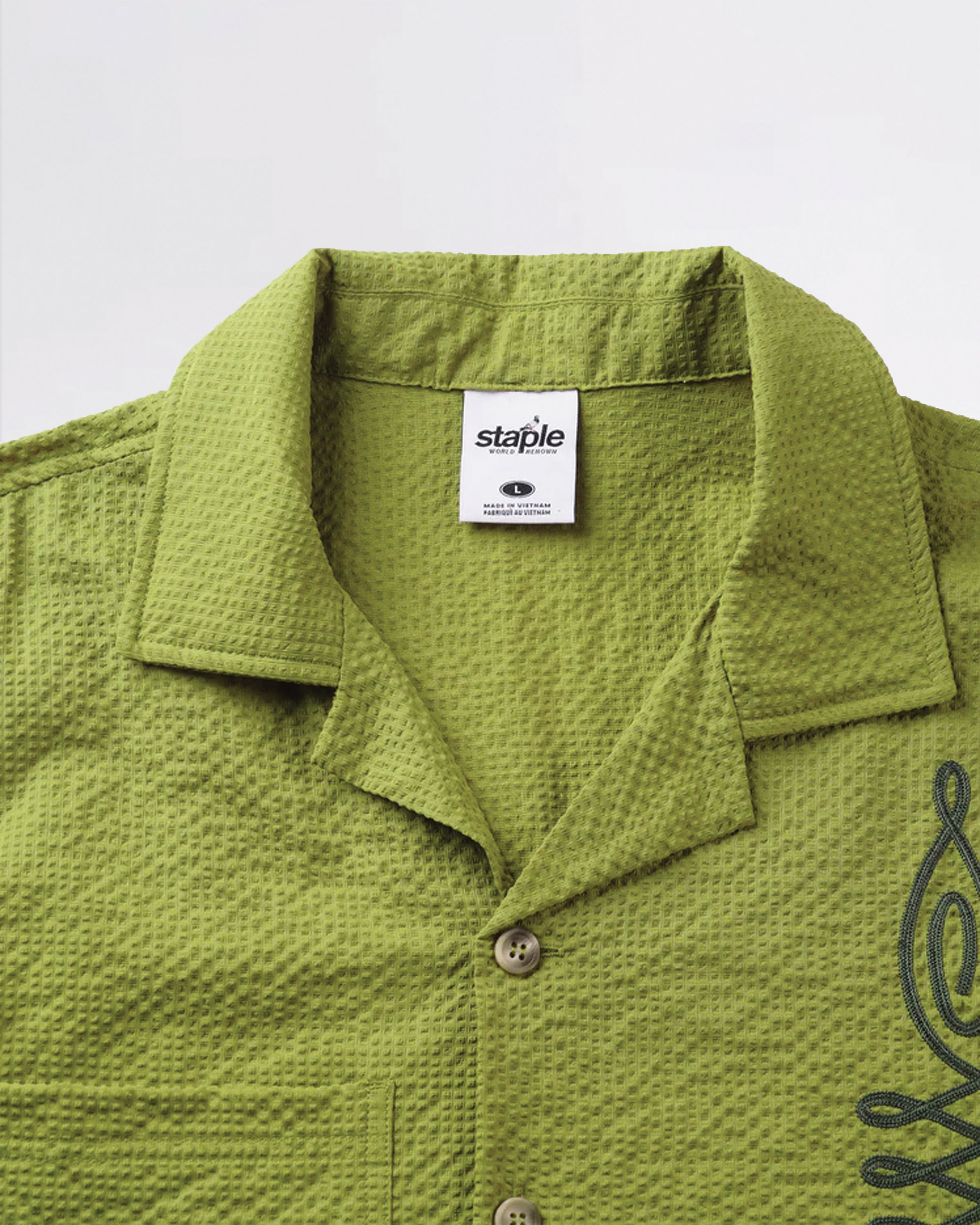 COMMODORE WOVEN S/S SHIRT OLIVE